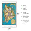 Hawaiian Island of Hawaii (Big Island) Map - Hawaii Tourist Bureau - Vintage Map by Ruth Taylor White c.1941 - Master Art Print (Unframed) 13in x 19in view 2
