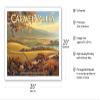 Carmel Valley Wineries - Joullian Vineyards - California Vineyards Wine Country Art by Kerne Erickson - Fine Art Matte Paper Print (Unframed) 20x26in view 2