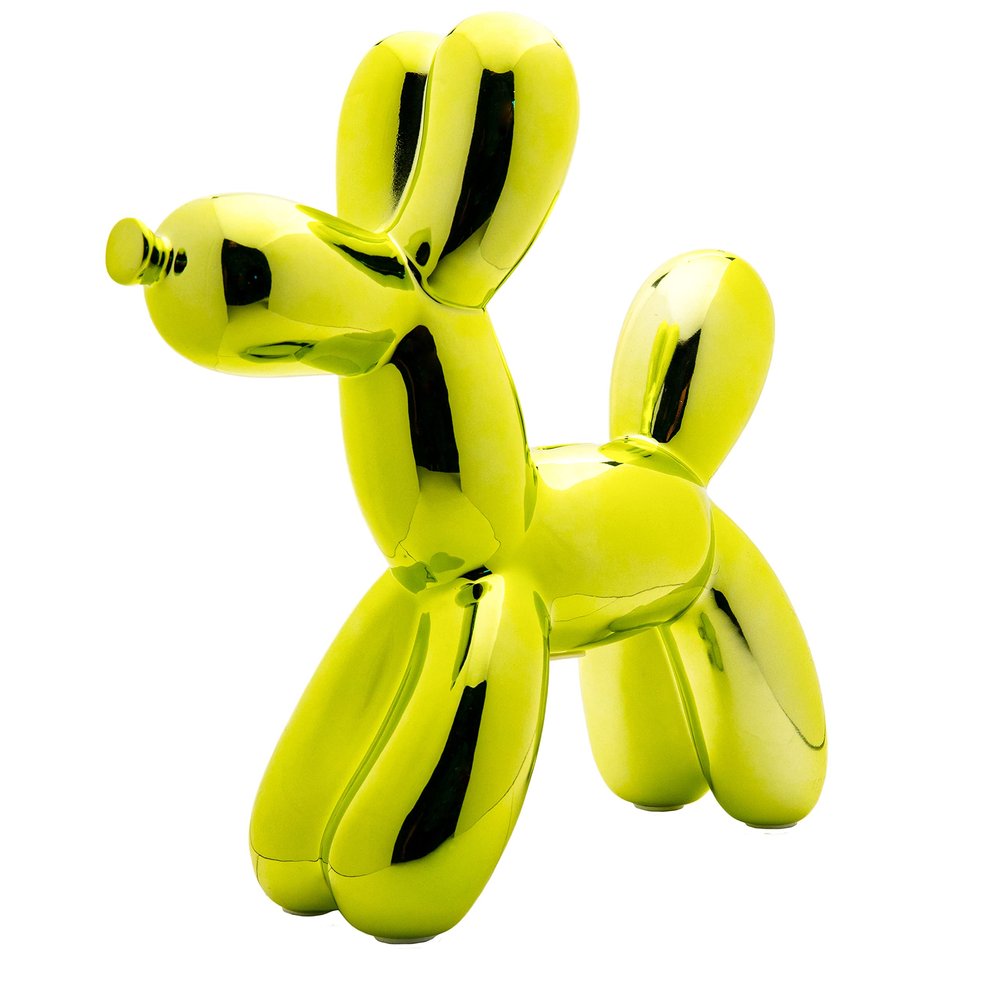Interior Illusions Plus Lime Ceramic Dog Piggy Bank - 12 Inch Tall Home Decor, Decorative Gift