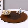 LKP 27/31/35Inch Kitchen Rotating Tray Lazy Susan Turntable Tabletop Tempered Glass Service Tray Swivel Turntable Serving Plate For Display view 1