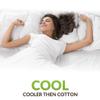 500 Thread Count Egyptian Cotton Split Corner Bed Skirt/Dust Ruffle Queen Size Bed Skirt - 24" Inch Drop Length Chocolate Solid view 2