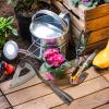 Cabilock 2pcs Outdoor Gardening Hoes Manganese Agriculture Tools for Digging Tilling and Planting Lightweight Hand Tools for and Farm Use view 3