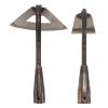 Cabilock 2pcs Outdoor Gardening Hoes Manganese Agriculture Tools for Digging Tilling and Planting Lightweight Hand Tools for and Farm Use view 4