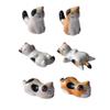 6pcs Fork Holder Dinner Spoon Stand Kitten Chopsticks Holder Cat Ceramic Chopstick Holder Chopsticks Rest Chopsticks Stand view 1