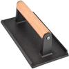 YRHH Grill Burger Press, Commercial Cast Iron Steak Press with Wooden Handle view 1