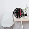 Archery Bow Hunting Us Flag Round Wall Clock Waterproof Decorative Clocks for Living Room Classroom Patio Bedroom view 4