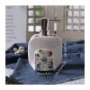 BDPP Soap Dispenser + Sponge Holder Ceramic Kitchen Soap Dispenser Bathroom Sink Soap Liquid Pump Multi-Purpose (Color : White) view 2