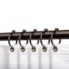 Utopia Alley Shower Rings, Shower Curtain Rings for Bathroom, Rustproof Zinc Shower Curtain Hooks Rings, Set of 12 (Oil Rubbed Bronze) view 1