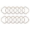 Utopia Alley Shower Rings, Shower Curtain Rings for Bathroom, Rustproof Zinc Shower Curtain Hooks Rings, Set of 12 (Brushed Nickel) view 3