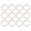 Utopia Alley Shower Rings, Shower Curtain Rings for Bathroom, Rustproof Zinc Shower Curtain Hooks Rings, Set of 12 (Brushed Nickel) view 4
