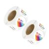 KESYOO 1000 Happy Birthday Badges Stickers Large Sealing Stickers for Candy Wrapping Decorative view 1