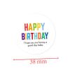 KESYOO 1000 Happy Birthday Badges Stickers Large Sealing Stickers for Candy Wrapping Decorative view 2