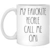 Omi - My Favorite People Call Me Omi Coffee Mug, Omi Rae Dunn Inspired, Rae Dunn Style, Birthday - Merry Christmas - Mother's Day, Omi Coffee Cup 11oz view 1