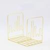 Iron Bookshelf Book Clip Wall Book Shelves Desk Bookstand Magazine Racks Holders, Wall Mounted Storage Shelves, Decorative for Home Office Living Room (City) view 1