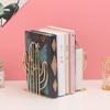 Iron Bookshelf Book Clip Wall Book Shelves Desk Bookstand Magazine Racks Holders, Wall Mounted Storage Shelves, Decorative for Home Office Living Room (City) view 4