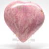 2.9" 255g Rich Pink Rhodochrosite Heart Polished Natural Gemstone Crystal Mineral Dcor Specimen - Peru + Stand view 3
