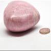 2.9" 255g Rich Pink Rhodochrosite Heart Polished Natural Gemstone Crystal Mineral Dcor Specimen - Peru + Stand view 4