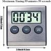 2 Pack Digital Magnetic Countdown Timer with Loud Alarm for Cooking, Baking, Sports Games view 4