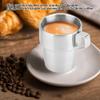 4Pcs Stainless Steel sturdy Coffee Cup Mug with Cup Holder for Home Coffee Shop Use view 2
