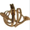 FCBR Custom Bull Rope (9x5)  Left-Handed lace Half, Length with Knot 16 Feet Bull Riding Rope view 1