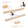 Amazon Basics Wooden Pants Hangers Closet Organizer, Natural, 20-Pack view 4