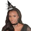 Black Polyester Shadow Witch Headband (Adult Size) - 1 Pc - Perfect for Halloween & Costume Parties view 2