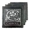 Carroll Personalized Initial Slate Coasters - Set of 4 view 1