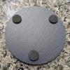 A Timeless Classic: 1937 Ford Truck Laser-Etched Coasters for Any Drink - Round Slate - Set of 4 view 4