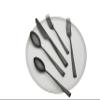 CAMBRIDGE Silversmiths Marlise Black Satin 20-Piece Flatware Set, Service for 4 view 3