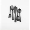 Cambridge Silversmiths Gilda Black Satin 20-Piece Flatware Set, Service for 4 view 4