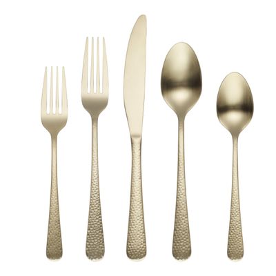 Cambridge Silversmiths Keene Champagne Satin 20-Piece Flatware Set, Service for 4