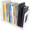 Table Magazine Rack, DIY Wooden Book Magazine Rack for Adult Student-Blanc Chaud view 1