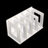 Table Magazine Rack, DIY Wooden Book Magazine Rack for Adult Student-Blanc Chaud view 3