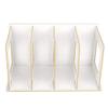 Table Magazine Rack, DIY Wooden Book Magazine Rack for Adult Student-Blanc Chaud view 4
