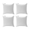 Acanva Throw Pillow Inserts for Bed Couch Sofa, Ultra Soft Polyester Filling for Decorative Cushion Square Sham Form, 22"x22"-4 Pack, White view 1