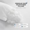 Acanva Throw Pillow Inserts for Bed Couch Sofa, Ultra Soft Polyester Filling for Decorative Cushion Square Sham Form, 22"x22"-4 Pack, White view 3
