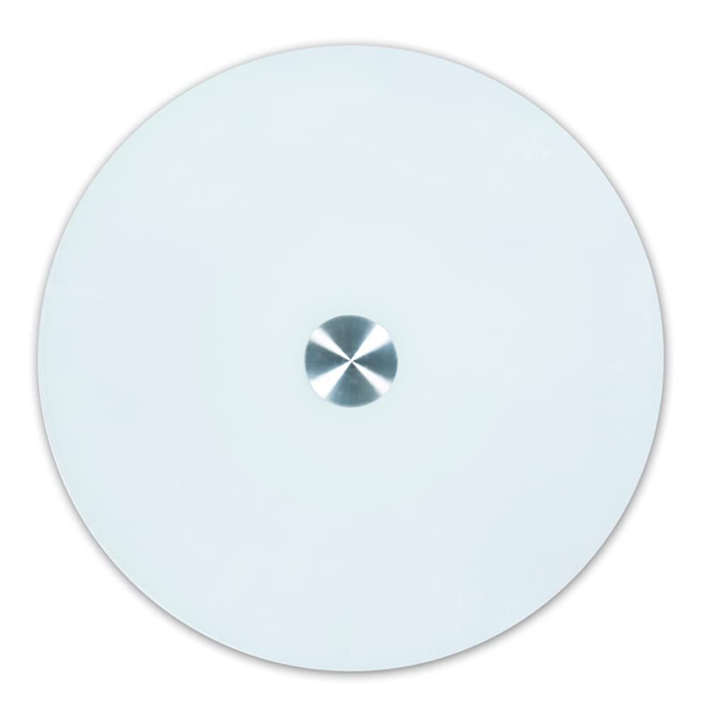 LKP Black/White Serving Turntable Tempered Glass Lazy Susan Serving Plate Kitchen Dining Table Round Swivel Tray 60cm 70cm 80cm 85cm 90cm