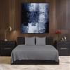 1200-Thread-Count Best 100% Egpytian Cotton 4PC Bed Sheet Set RV King Size Fit 6-10" Inches Deep Pocket (Solid, Grey) - Machine Washable view 1