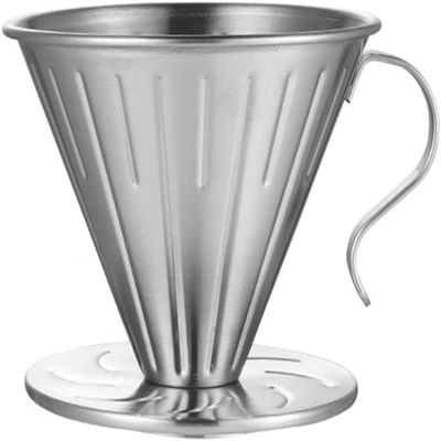 YRHH Stainless Steel Coffee Filter Holder Reusable Metal Coffee Filter, Easy to Clean, Perfect for Coffee Pots-S