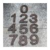 1pcs 127mm/5inch Metal Letters Numbers, Retro Cast Iron Door Number Plaques, DIY Street Address Outdoor Alphabet Sign (Color : Letter S) view 2