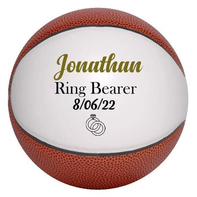 Ring Bearer Full Size 12" Basketball Without Base