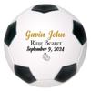 Ballstars Personalized Custom Ring Bearer Soccer Ball Proposal Gift for Wedding Party Ring Security | Customizable with Name and Wedding Date (Full Size 12" Official Size 5 with Base) view 1