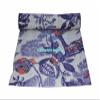 Kantha Indian Throw Handmade King Blanket Size Unique Art Boho Blanket Pure Printed Cotton Owl New Quilt (Blue, California King 108"x108" with Sham Cover) view 2