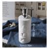 BDPP Soap Dispenser Ceramic Lotion Bottled Creative Lotion Dispenser Bathroom Soap Pump Soap Dispenser Kitchen Countertop 400ml (Color : White) view 2