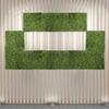 ECOOPTS 20" x 20" Faux Ivy Privacy Fence Screen Artificial Boxwood Panels Topiary Hedge Plants Decoration for Home Backyard Patio Indoor Outdoor (Light Green Tea, 2 Pieces) view 2