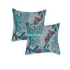 Kantha Indian Throw Handmade King Blanket Size Unique Art Boho Blanket Pure Printed Cotton Owl New Quilt (Turquoise, King 90"x108" with Sham Cover) view 3