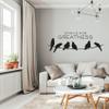 Strive for Greatness Things Quote Cute Little Birds Silhouette Decor Design Vinyl Wall Sticker Wall Art Wall Decal Boys Girls Kids Room Design Bedroom Nursery KinderHome Decoration Size (8x10 inch) view 3