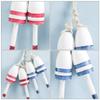 2pcs Wooden Bobber Pendant Beach Decor Rustic Home Decor Wall Hanging Mediterranean Style view 4