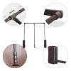 LYLFF Drop-Down Wardrobe Rails, Aluminum Lifting Rails, Organizer Storage System, Closet Hanger Rods, Save Space, Load 30kg (Size : 600-830mm) view 4