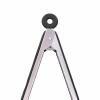 Fdit Cooking Tongs, Stainless Steel with Silicone, 12 Inch, Black, Kitchen Serving Tongs for BBQ, Grilling, Steak view 3